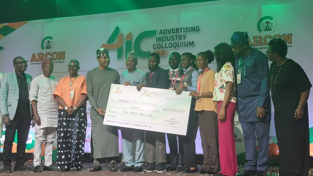 KwasuOfficial's tweet photo. Kwara State University, Malete, has won the 2026 Creative Advertising Pitch Competition organised by the Advertising Regulatory Council of Nigeria (ARCON).

The KWASU team defeated other participating universities from across the country in the competition that was held on Thursday, August 6, 2026, during ARCON's 4th Annual Colloquium at D'Podium Event Centre, Ikeja, Lagos. 

The colloquium was themed "The Future of Advertising: Role of Platforms, People and Regulation," and the national contest featured undergraduate teams from selected tertiary institutions that qualified through a rigorous screening process.

Participating teams were assessed on creativity, strategic thinking, innovation, and presentation skills while pitching communication campaign ideas before a panel of industry experts where KWASU secured the overall first position with an impressive score of 489.5 points, ahead of the University of Ilorin, which finished second, and Rivers State University, which placed third.

The victorious KWASU team was made up of five students from the Department of Mass Communication: Olusola Oyedele Oladeji, Adeosun Omotoyosi, Adeola Adeyemi Precious, Olagunju Boluwatife, and Olawoyin Habeebulahi.

Their winning presentation drew praise from the judges for its originality, strategic insight, and compelling delivery, a hallmark of the quality of training and talent within KWASU's Mass Communication Department.