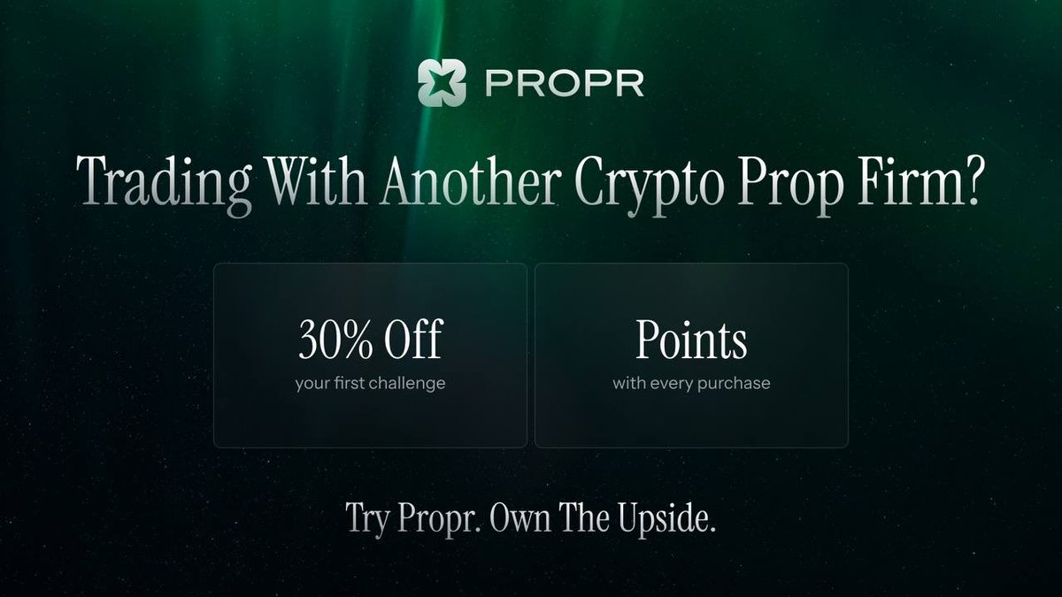 Zaynnode's tweet photo. It’s time for you guys to move to @ProprXYZ 👀🔥

Get 30% OFF your first purchase if you’ve previously purchased a funded account or challenge from any other prop firm.

Here’s how to claim it:

1️⃣ Sign up through my link:
https://t.co/x0CkM40H2u

2️⃣ Forward your previous funded account/challenge confirmation email to vip@propr.xyz

3️⃣ Make sure you use the same email address you used with the other prop firm.

4️⃣ Wait for your 30% OFF code from Propr.

Get access to funded accounts with up-to $200,000 with trader friendly conditions.

Let’s make some big profits. 💸🚀