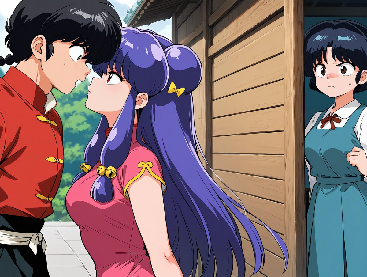 PRCbubu's tweet photo. #anime #ai #aiイラスト #aiart #commissions #kiss #キス #修羅場 #openforcommission #コミッション #かわいい #girl #animeart #aianimeart #animeart
#Ranma1_2 #Ranma12 #RanmaSaotome #AkaneTendou #Shampoo #Ranma #Akane #早乙女乱馬 #天道あかね #シャンプー #美少女
SFW Illustration https://t.co/OMUVdsepvh