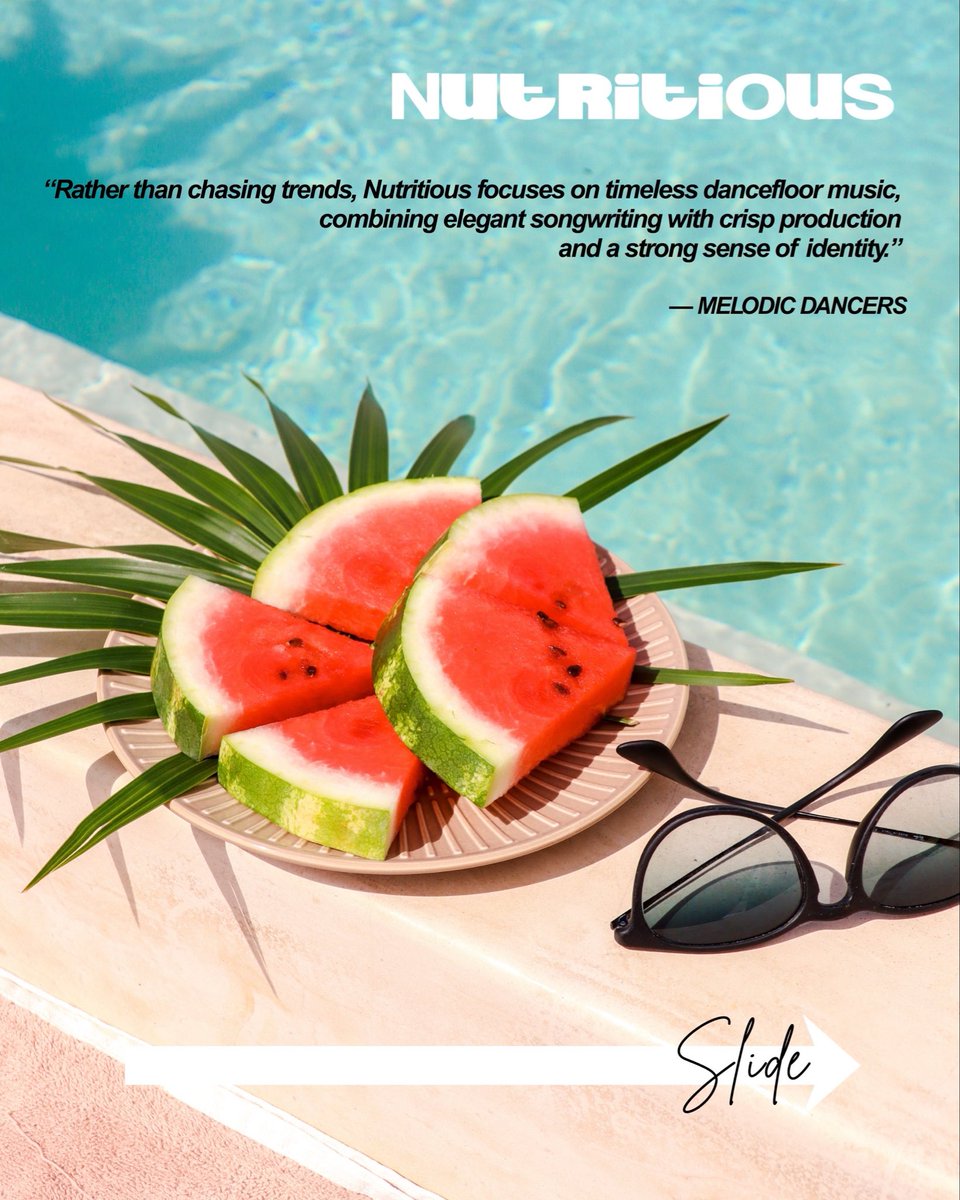 djnutritious's tweet photo. Perspectives on Solarmaxxing.

Summer. Six songs. Six different shades of house. One world built for open air, proper sound systems, and the hours when night begins turning back into morning.

Thank you to the team, Mixmag, Ibiza Sonica, Melodic Dancers, Beatburguer, and beyond for listening deeply.