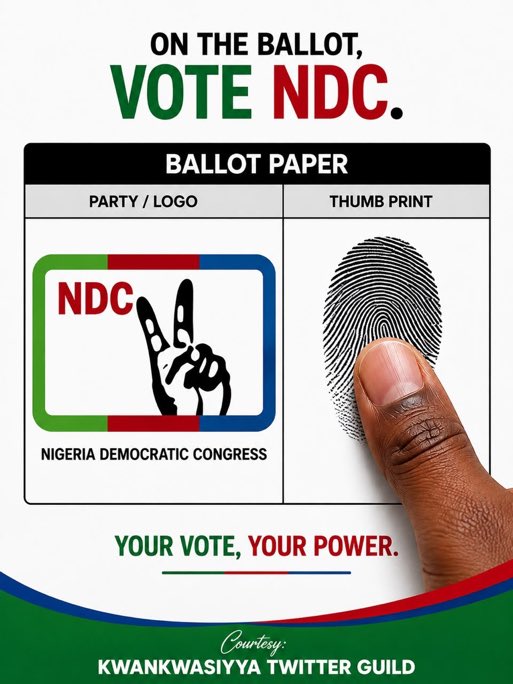 OSAS4l's tweet photo. NDC is the coalition party https://t.co/lwB25CGtOm