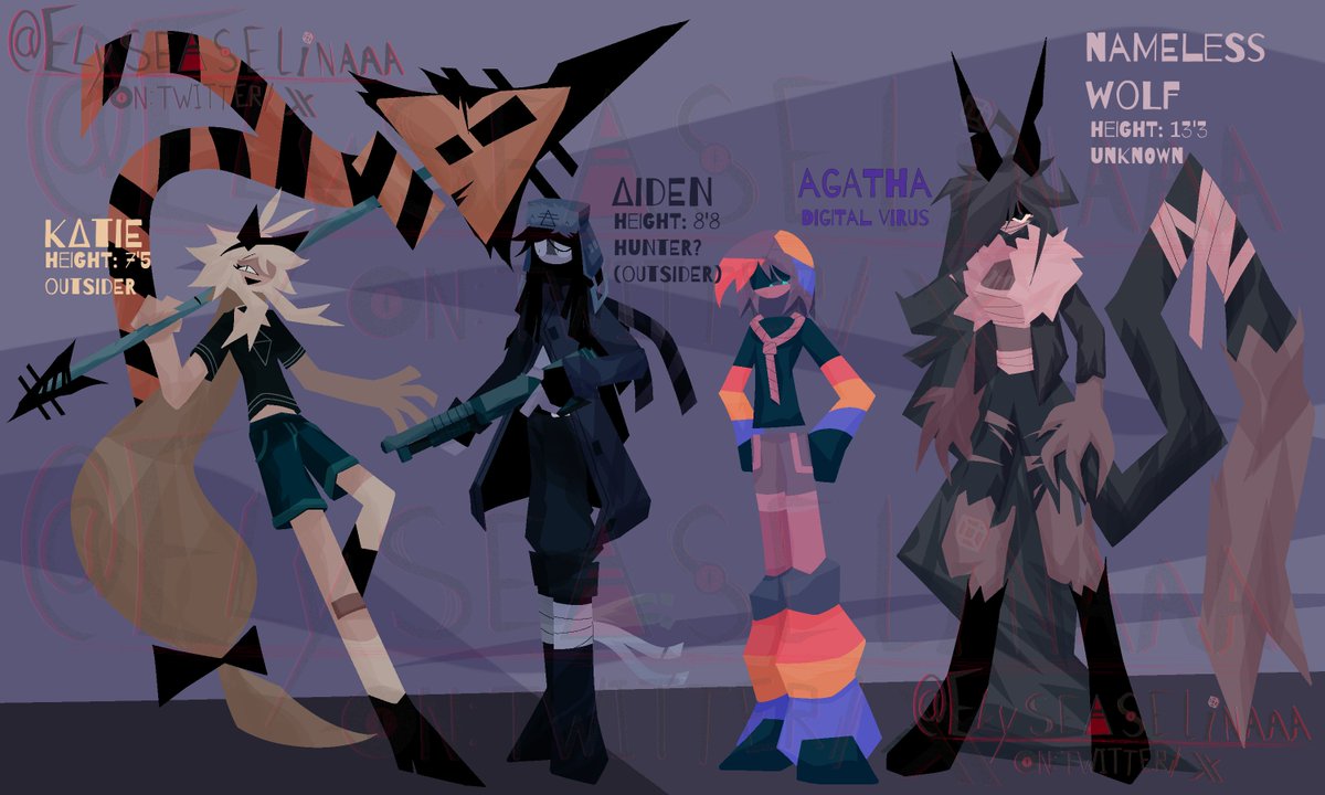 ElyseaSelinaaa's tweet photo. 13-16/21??? Or whatever
I almost forgot to post these TwT
2 batches are Katieverse characters! And the other 2 are OCs! ^w^ i hope y'all like these, even tho y'all have seen them before
Ofcourse info in the alts :b
#fpe #fpeau #fpeeldritch https://t.co/T34Lev9LQI
