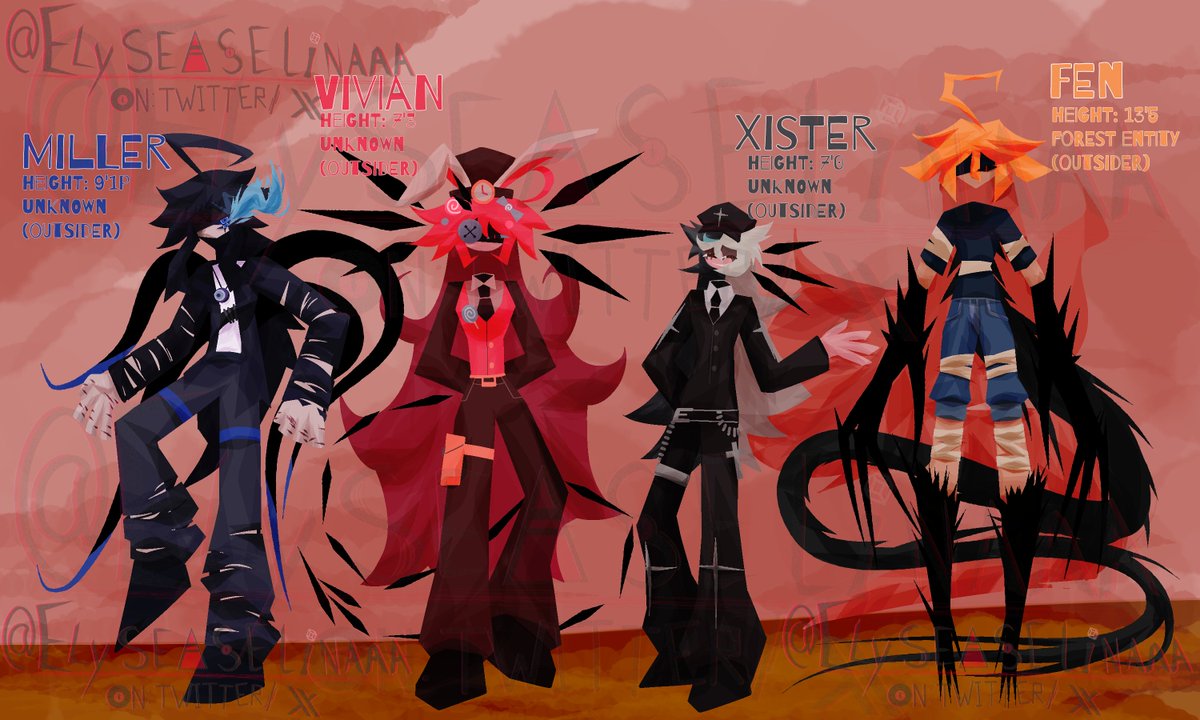 ElyseaSelinaaa's tweet photo. 13-16/21??? Or whatever
I almost forgot to post these TwT
2 batches are Katieverse characters! And the other 2 are OCs! ^w^ i hope y'all like these, even tho y'all have seen them before
Ofcourse info in the alts :b
#fpe #fpeau #fpeeldritch https://t.co/T34Lev9LQI