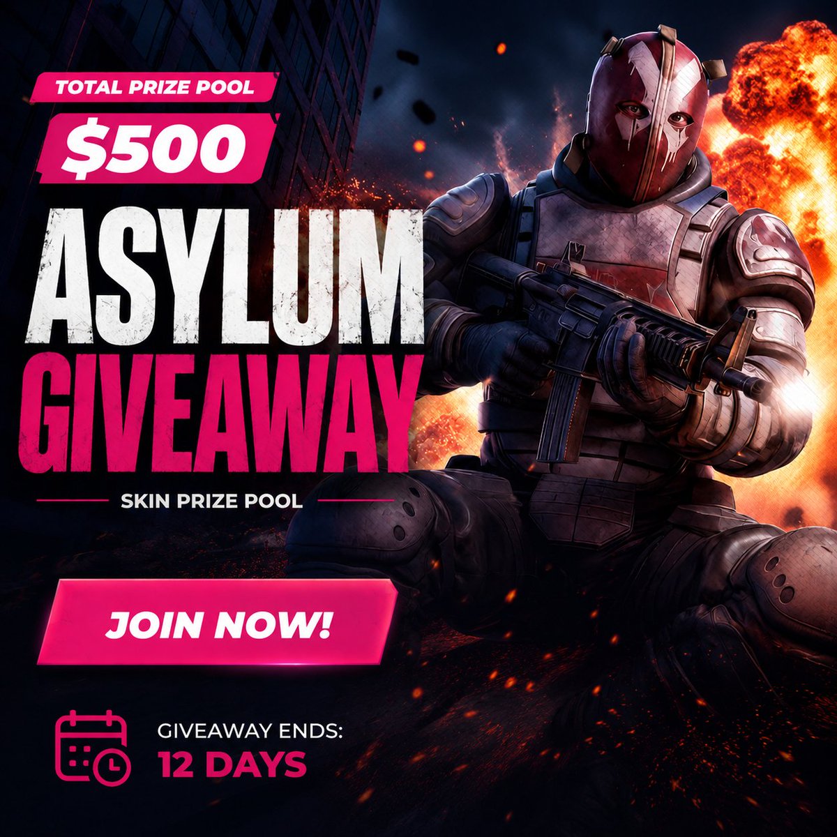 CsgoAsylum's tweet photo. Exclusive https://t.co/hTkwWGKRdF $500 #CS2Giveaway 🗼
(🔁RT RANDOM $10)

🥇Driver Gloves Imperial Plaid $180
🥈Shadow Daggers Tiger Tooth $100
🥉USP-S Kill Confirmed  $70
➕And More

👉Deposit: https://t.co/pKND5LgHpS

#CS2 #cs2skins
🔔Rolling 12d (with x picker) https://t.co/3RUoNRSt6e