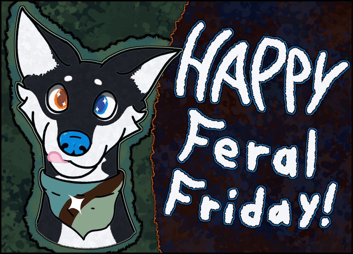 OffBrand0401's tweet photo. Happy feral Friday my friends! We’ve survived another week! Remember that yall are awesome and be proud of who you are! https://t.co/ufms7jO0RM