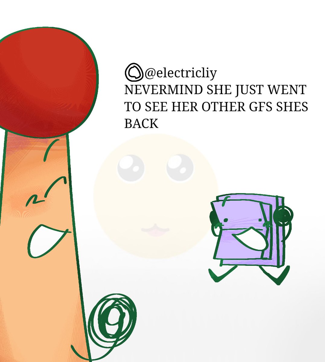 matchingourliys's tweet photo. Day 127(-🎀)
Ugly ugly stupid die die oh wait she already did
#bfdi #osc #matchliy https://t.co/PrzlPsKpe0