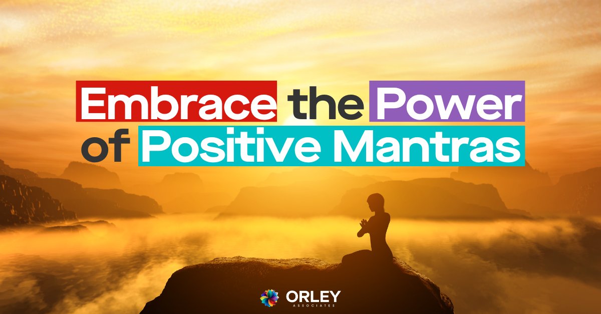 OrleyAssociates's tweet photo. The words you repeat to yourself shape how you show up in the world. Your thoughts become your reality and a daily mantra can give you control. We broke down six #mantras that actually work and why #consistency matters more than the words themselves. https://t.co/gAHNR2gACx