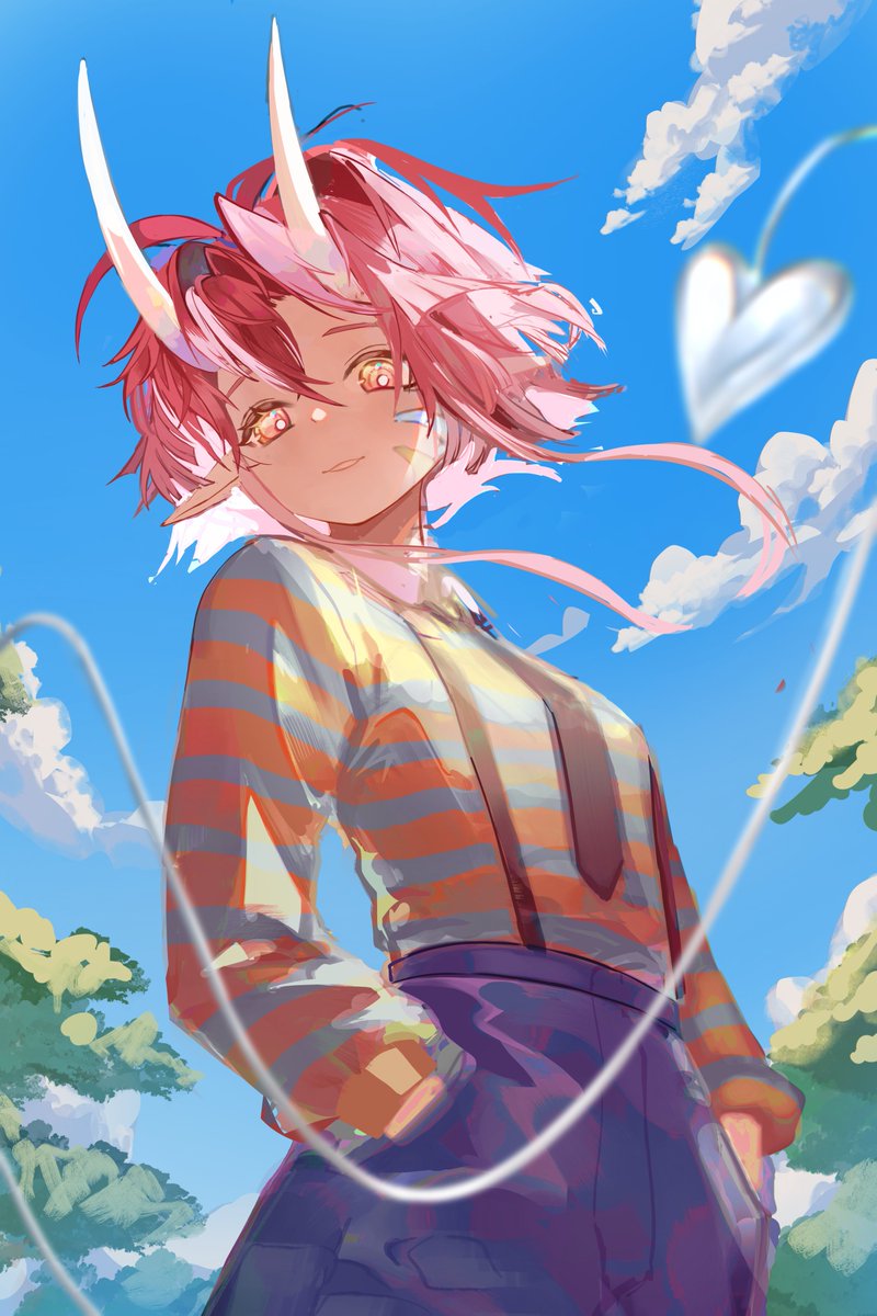 Whempty's tweet photo. @_Minchuuz Hi ! Thanks for the opportunity ! ♡

I'm Whempty, a junior concept artist specializing in character design &amp; illustration.

I've been drawing for years and I'm looking to start commissions and bring ideas to life ! ✦

My portfolio : https://t.co/Hk6MDjLWhP https://t.co/ACyx4tTK2U
