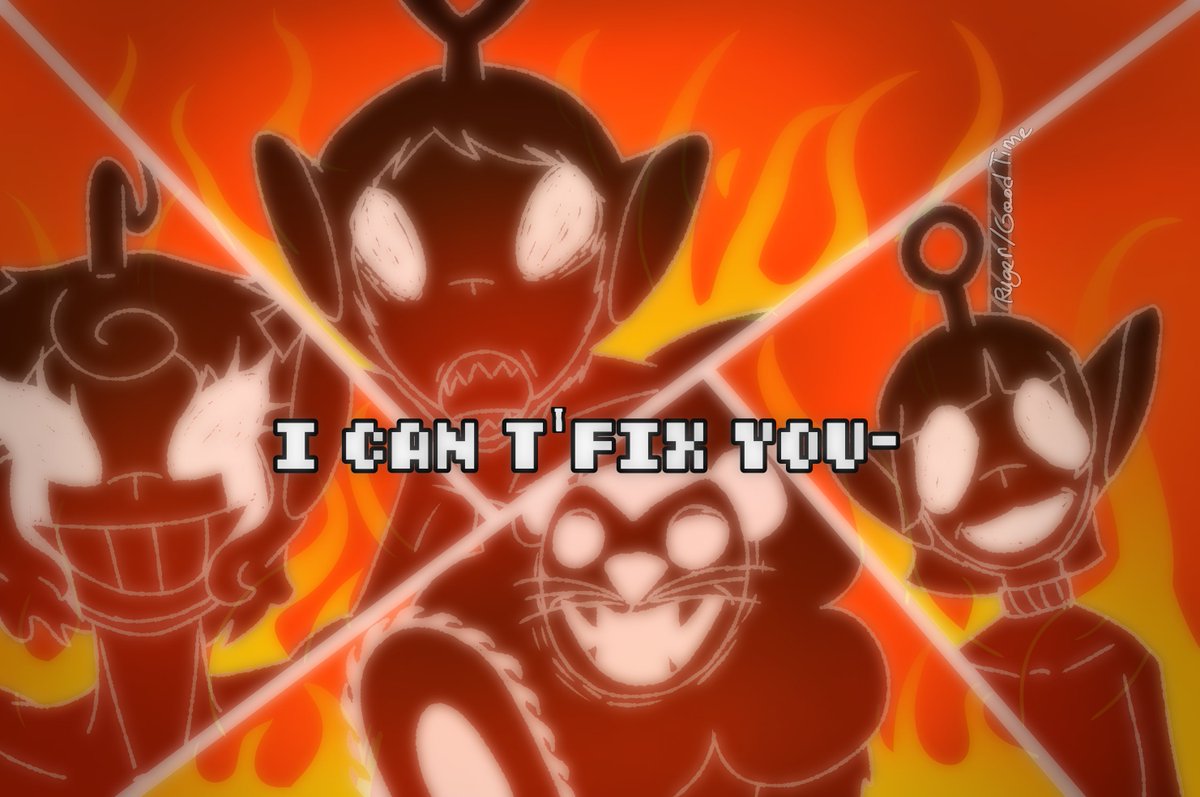 Excuzemewhat's tweet photo. Poor Guardian.... (no)
#Slendytubbies #slendytubbies3  #FNAF https://t.co/3wXBDr54Sm
