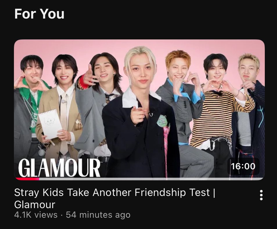 turbogrnny's tweet photo. Stray Kids is featured on Glamour’s newest video, where they take another friendship test!

Watch it here:
https://t.co/jABL7YI2HL https://t.co/TBI49a0RtE