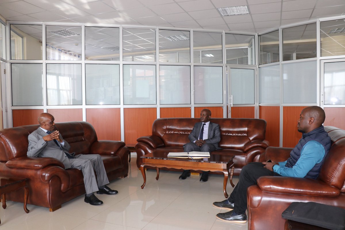 sukamwa's tweet photo. A courtesy call on the Deputy Vice-Chancellor (ARE)  Prof.  Nthakanio and Mr.  Muthakia HoSA, at the University of Embu during the Competency-Based Education and Training (CBET) workshop for  University leaders where I had the privilege of facilitating the training. https://t.co/TgaXO2UxIv