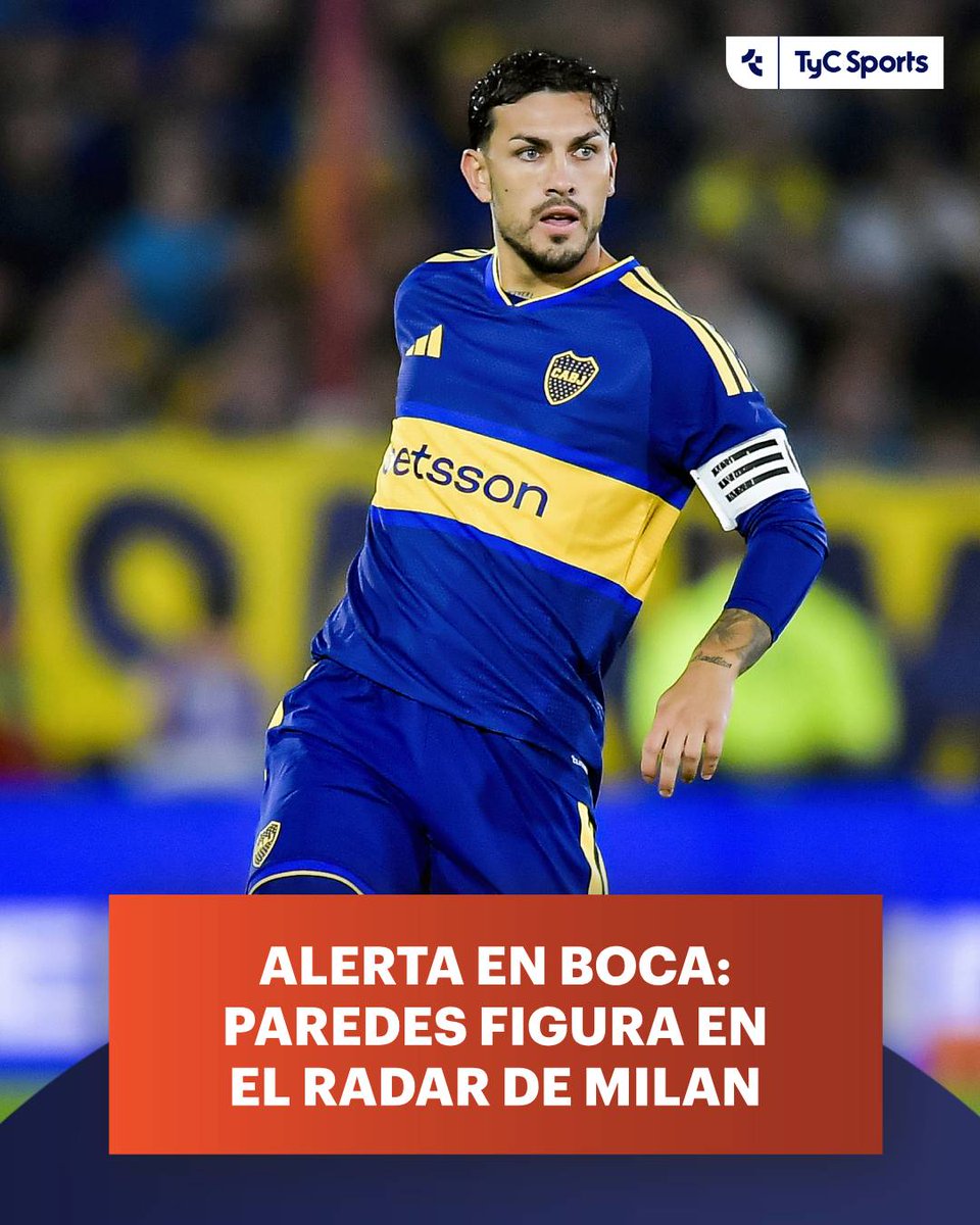 TyCSports's tweet photo. En las últimas horas surgió en Italia la novedad de que Milan está dispuesto a hacer una oferta por el pase del capitán de #Boca, Leandro Paredes. Si bien aún no existieron contactos, el Rossonero lo tiene en carpeta y en los próximos días podría enviar una propuesta formal.

En el Xeneize hay tranquilidad ya que el propio jugador manifestó en más de una ocasión que su intención es permanecer en el club y ganar algún título importante.
