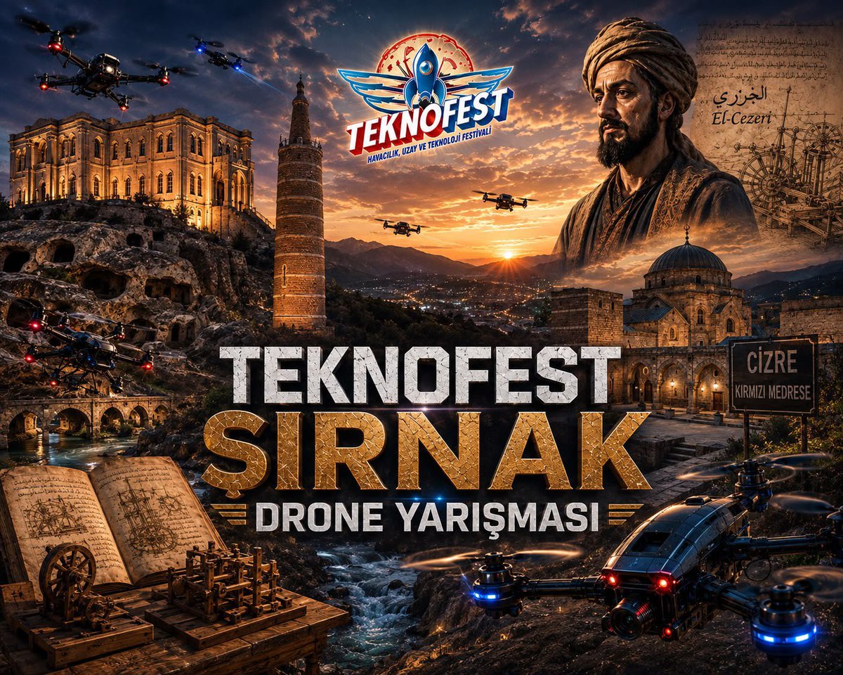 CizreMem's tweet photo. #TeknofestŞırnakDronYarışması
@tcmeb 
@Yusuf__Tekin
@CihadDemirli   
@SirnakValiligi
@BirolEkici73 
@abaycar 
@CizreKaymakamlk 
@SIRNAKMEM73 
@hkncrt1
@sahan_ike https://t.co/tVKW3tfCdk