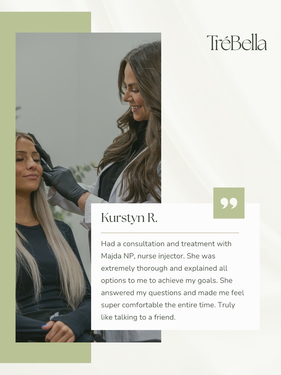 Trebellaco's tweet photo. Nothing means more than hearing how our patients feel after their visit. 🫶🏼
Thank you for your kind words and for choosing TréBella.
We can't wait to see you again soon. ✨
#TreBella #TreBellaMedSpa #MedicalAesthetics #TreasureValley #MeridianIdaho #IdahoMedSpa https://t.co/RxC1toO6Ao