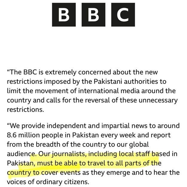 Zameer_ul_haq's tweet photo. This very same media remains completely silent about India, even though India has been restricting international media access in Jammu and Kashmir for years.

Interestingly, the countries these media personnel themselves belong to do not allow others the same freedom in their own territories.