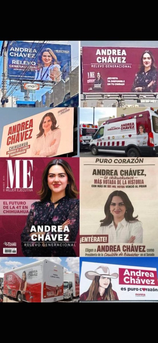 aletrynydad's tweet photo. @qtf Anda muy preocupada Andrea , con quién financia los recursos para los espectaculares , Pero y sus dos años de campaña anticipada quien los financia? https://t.co/By0RPd3meQ