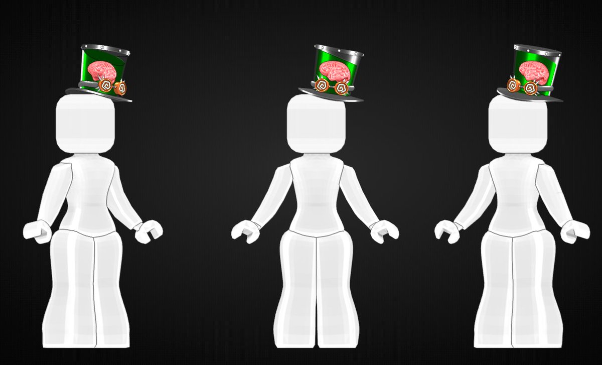 AymaneStudio's tweet photo. zombie brain tophat ugc #robloxUGC 
#roblox #robloxdev https://t.co/BcqxMoB462
