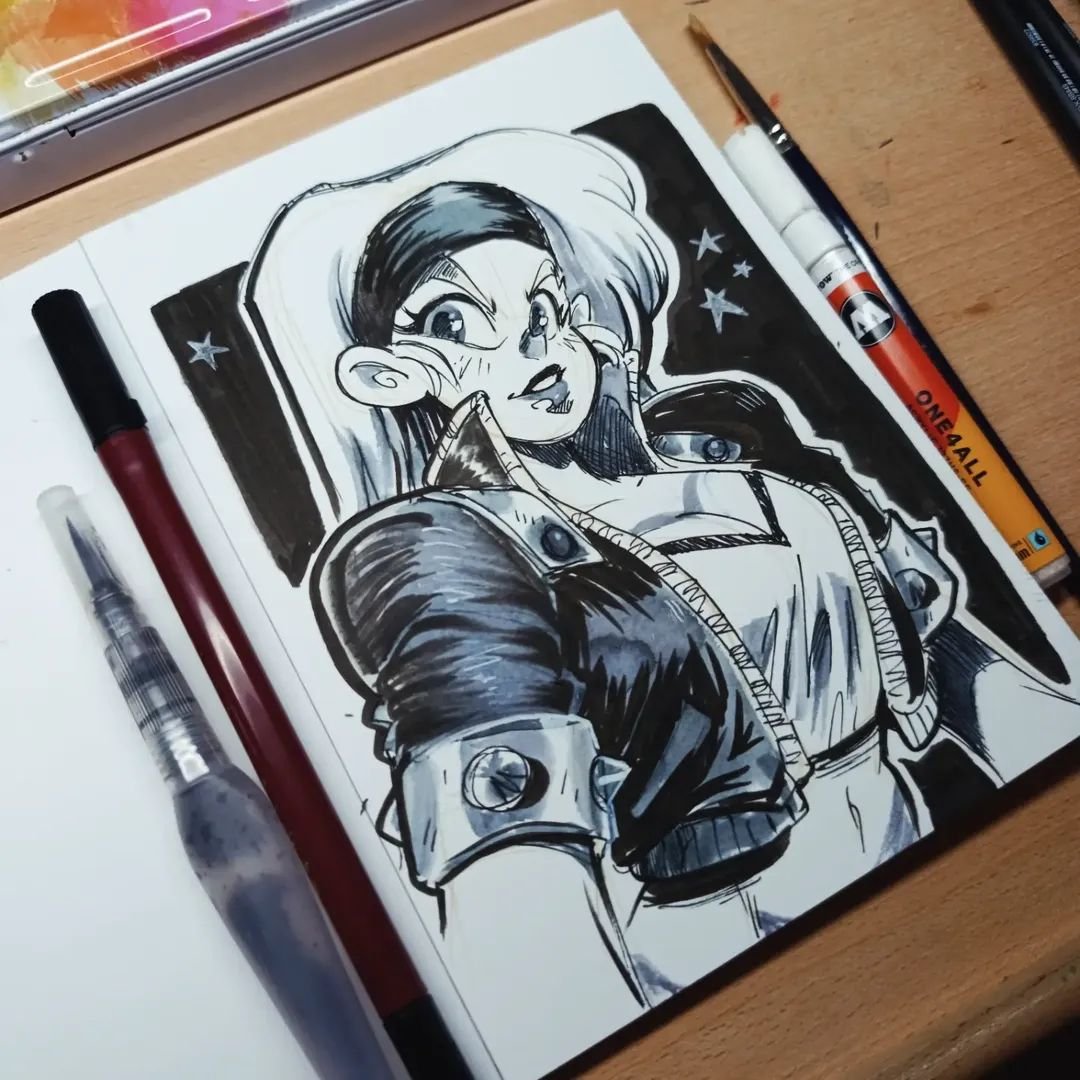 Enkaru_'s tweet photo. ✏️ Quick drawing ✏️
Sometimes we don't need to make it perfect, just have fun. ✨
#sketchbook #quickdrawing #traditionalart https://t.co/sqjYgq0b1c
