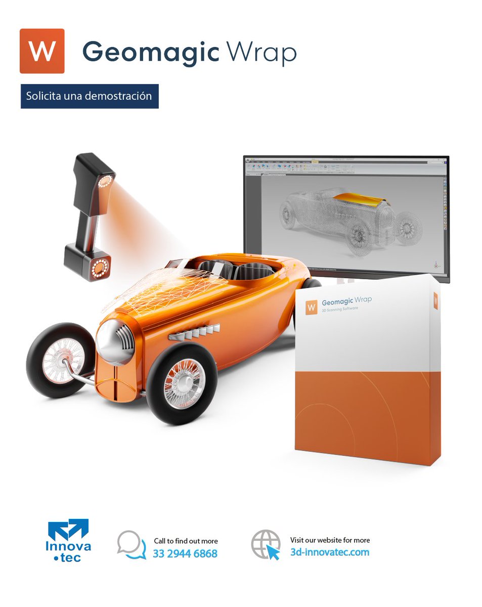 3dinnovatec's tweet photo. 🇲🇽 Somos distribuidor autorizado y centro de servicio Geomagic en México. Impulsamos a la industria manufacturera, médica y de herramental con:
Design X | Control X | Freeform | Wrap #GeomagicMexico #Geomagic #3dinnovatec #IngenieriaInversa #metrologia #ManufacturaMexico https://t.co/1kuxwmSoSz