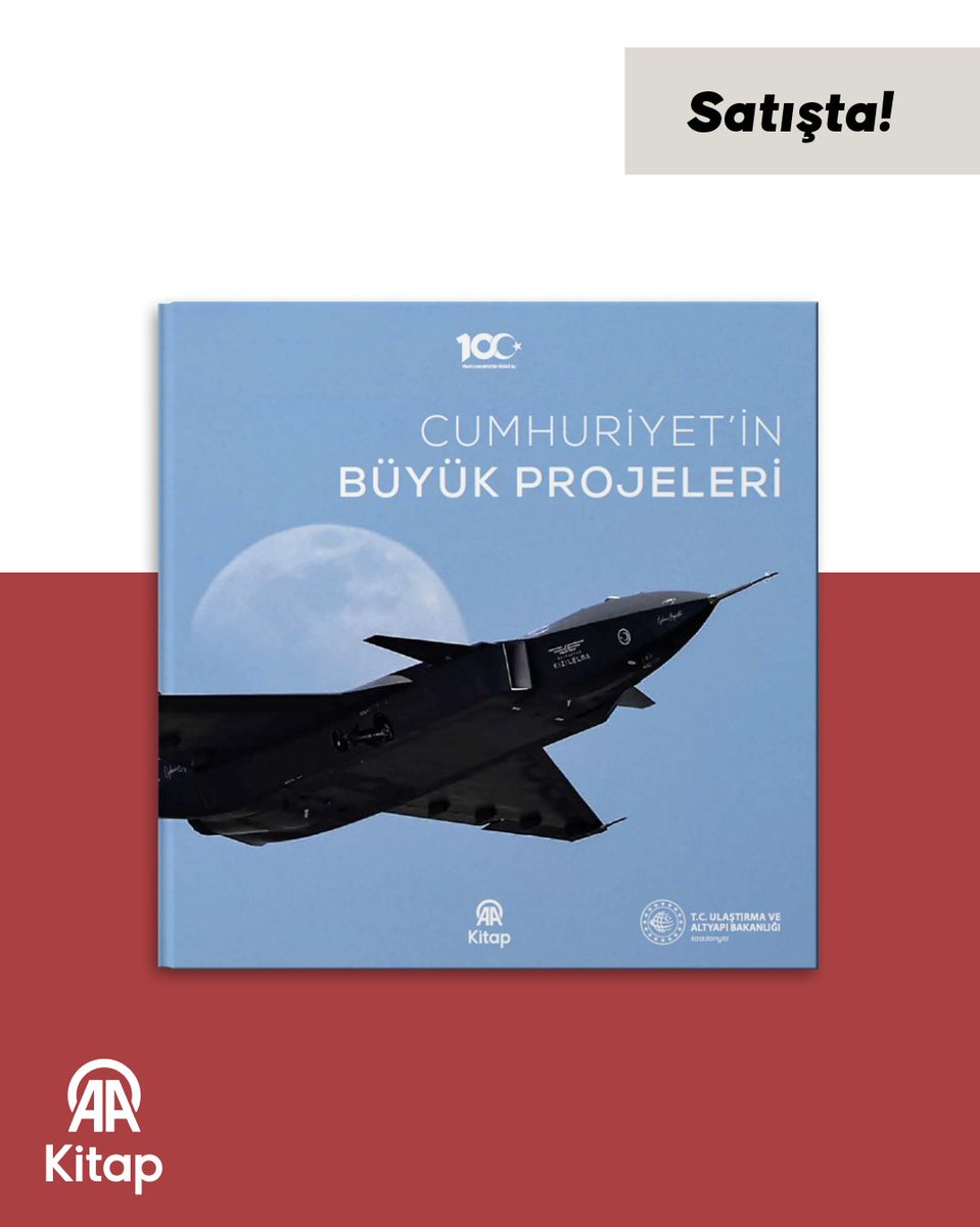 AA_Kitap's tweet photo. 📖 Yerli üretim vizyonundan modern teknoloji hamlelerine, Türkiye’nin stratejik kalkınma adımları ‘‘Cumhuriyet’in Büyük Projeleri’’ eserinde, nitelikli görsel arşiv ve belgelerle sunulmaktadır.
🔗https://t.co/JDwp5yTeWy
#AAKitap https://t.co/IhmLr76xK0