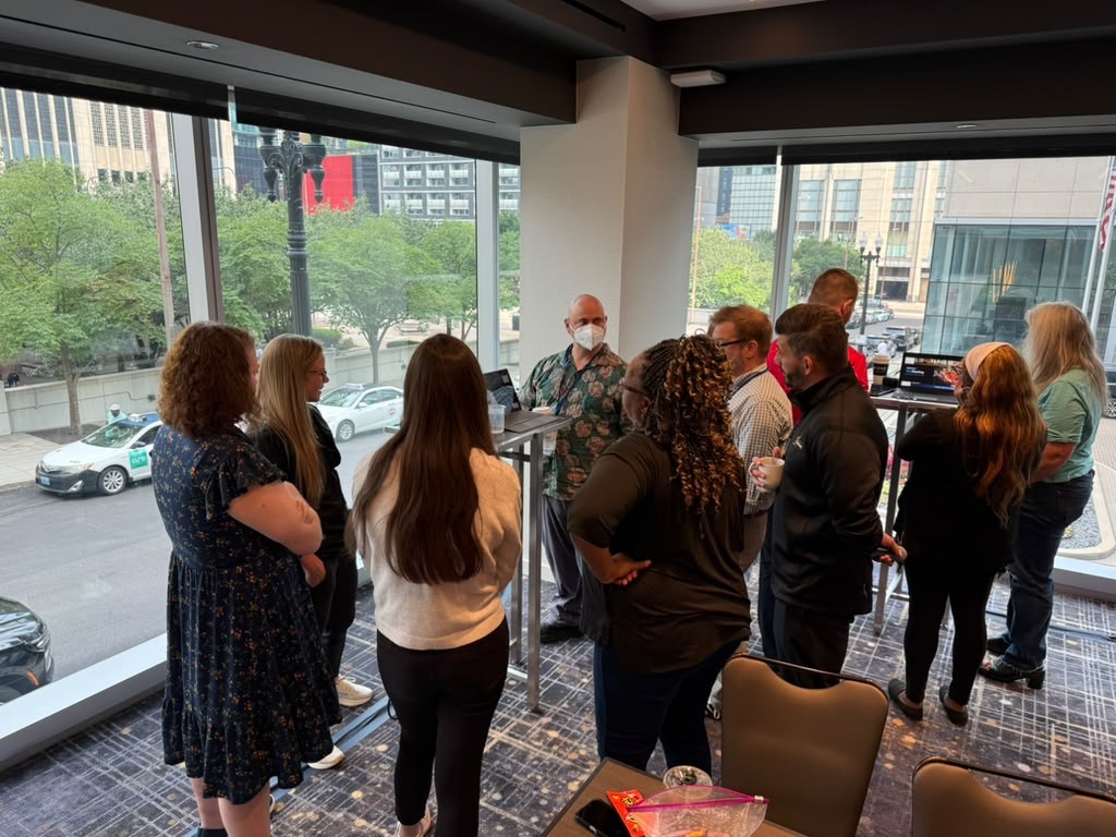 starkeyhearing's tweet photo. Improving Veterans’ lives starts with listening. This week at our Government Services Symposium in Chicago, we met with VA and government hearing healthcare providers to learn from their experiences and share how Starkey technology can support better outcomes. https://t.co/jgS7R0SRaa
