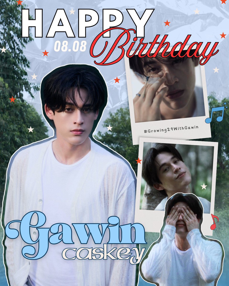 GAWINCASKEY_FC's tweet photo. 〰 𝗚𝗔𝗪𝗜𝗡 𝟮𝟵𝗧𝗛 𝗕𝗜𝗥𝗧𝗛𝗗𝗔𝗬 Ⰶ 〰

#Growing29WithGawin

สุขสันต์วันเกิดนะครับกวิน🎂 ขอให้กวินได้เติบโตในแบบที่ตัวเองมีความสุข ขอให้ปีนี้และปีต่อ ๆ ไปเป็นปีที่ดีของกวิน ประสบความสำเร็จในทุกเรื่องและทุกสิ่งที่ตั้งใจไว้ สุขภาพกายและใจแข็งแรง และสุดท้ายนี้ขอบคุณที่กวินเป็นกวิน ขอบคุณที่เกิดมาให้พวกเราได้รักนะครับ🤍

Happy 29th Birthday, Gawin! 🎂 We wish you grow in a way that makes you happy. May this year and the years to come be good years for you. May you achieve success in everything you do. May you always be healthy, both physically and mentally. And lastly, thank you for being yourself, GAWIN. Thank you for being born so that we can love you. 🤍

#GawinCaskey @gawincaskey