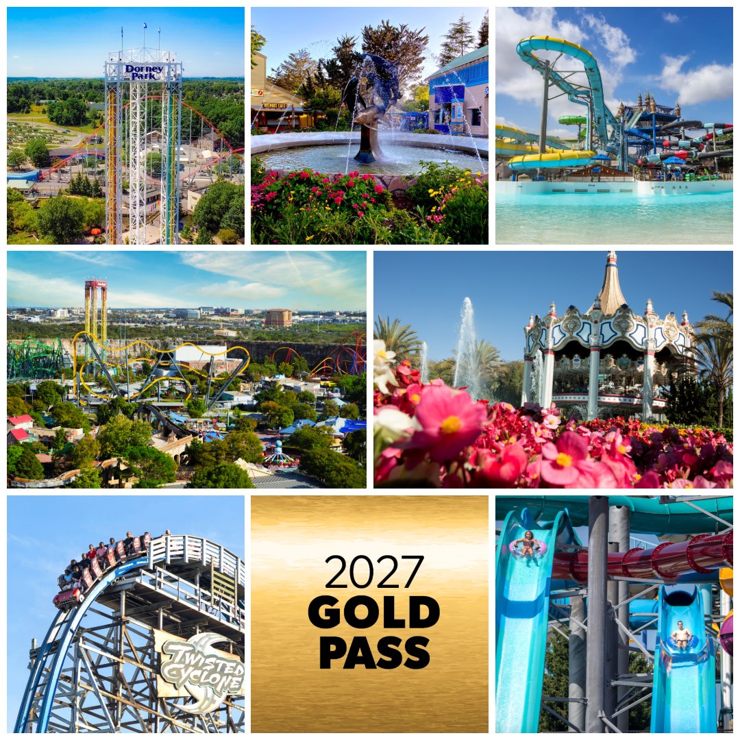 Park_Journey's tweet photo. Six Flags Parks from Coast to Coast launch season pass sales for 2027. We've posted details from a few parks at the link, we'll add more parks as we get additional information.
#SixFlags #SeasonPass
https://t.co/vHMlWP8szT https://t.co/NSduHygC6i