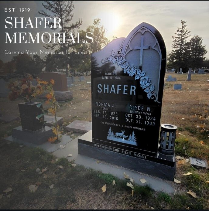 ShaferMemorials's tweet photo. Serving the area for over 107 years as a family business.

#artisticdesign #cemetery #headstone #familyowned #shafermemorials https://t.co/D5zzRbC9be