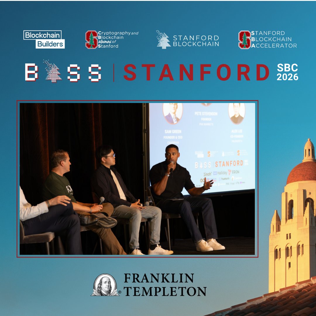 StanfordSBA's tweet photo. what actually counts as agentic trading? @0xsamgreen of @CambrianNetwork, pete stevenson of PAX Markets and @moonshot6666 of @get_truenorth, moderated by @lastnamelove of @FTDA_US 👇 https://t.co/D5S0LYFIog https://t.co/mmd5Zsl06i