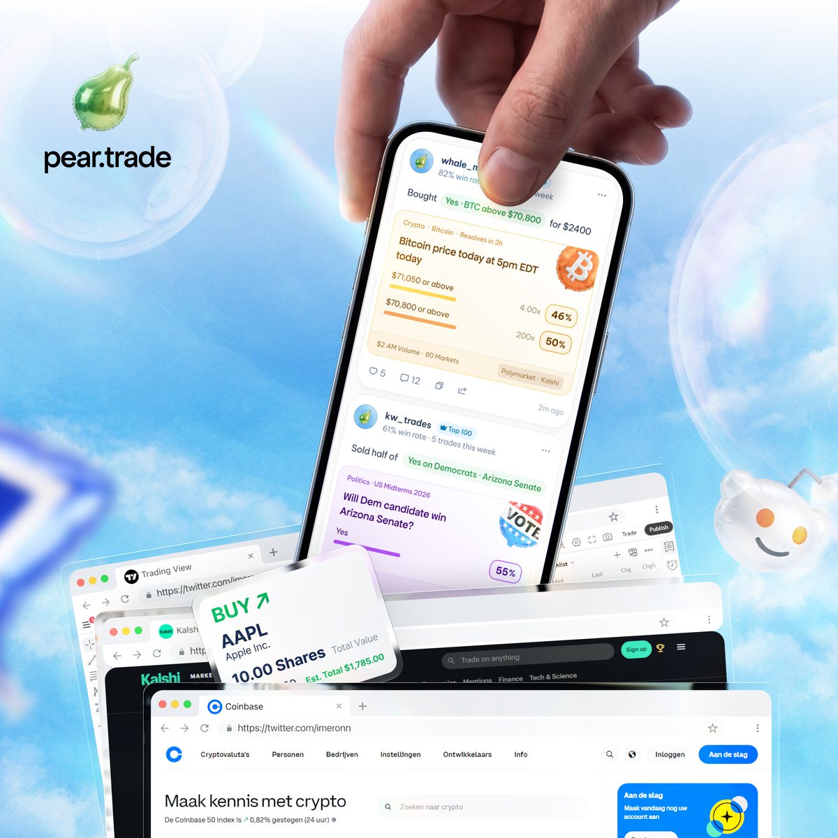 tradeonpear's tweet photo. Finding the opportunity should take seconds.

Not six browser tabs.

Not three different apps.

The next generation of trading starts with discovery. https://t.co/uw95Vu2e24