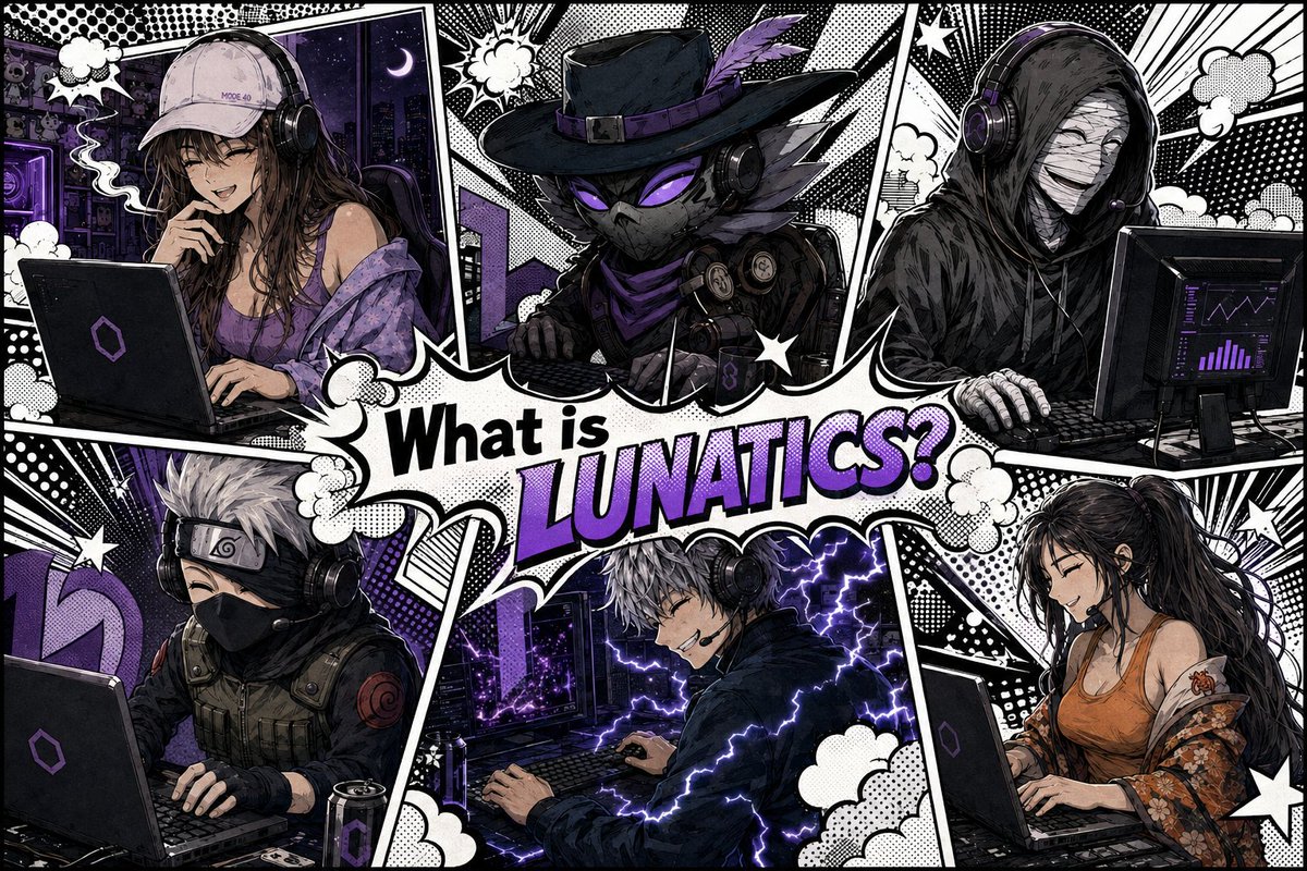 0xlunatics's tweet photo. Lunatics started as a small circle of people hanging out in VC, sharing alpha, talking nonsense and helping each other in Web3.

Over time, that circle became an alpha group built around one simple thing:

Work together. Share opportunities. Profit together.

That’s Lunatics. https://t.co/WHrEhcusUm