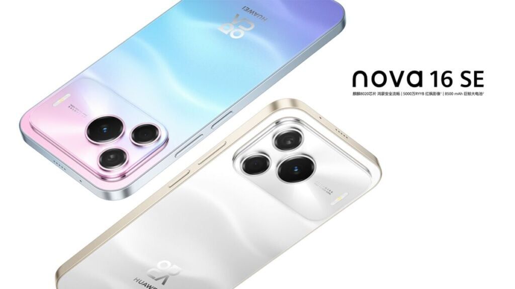 MiuiBlog's tweet photo. Huawei Nova 16 SE debutta in Cina con batteria da 8500 mAh #batteria8500mah #harmonyos61 #huaweinova16 #huaweinova16se #kirin8020 #nova16se #satellitemessaging #smartphonehuawei 

👉 https://t.co/aP8khFT9s2 https://t.co/SRagFKeyky