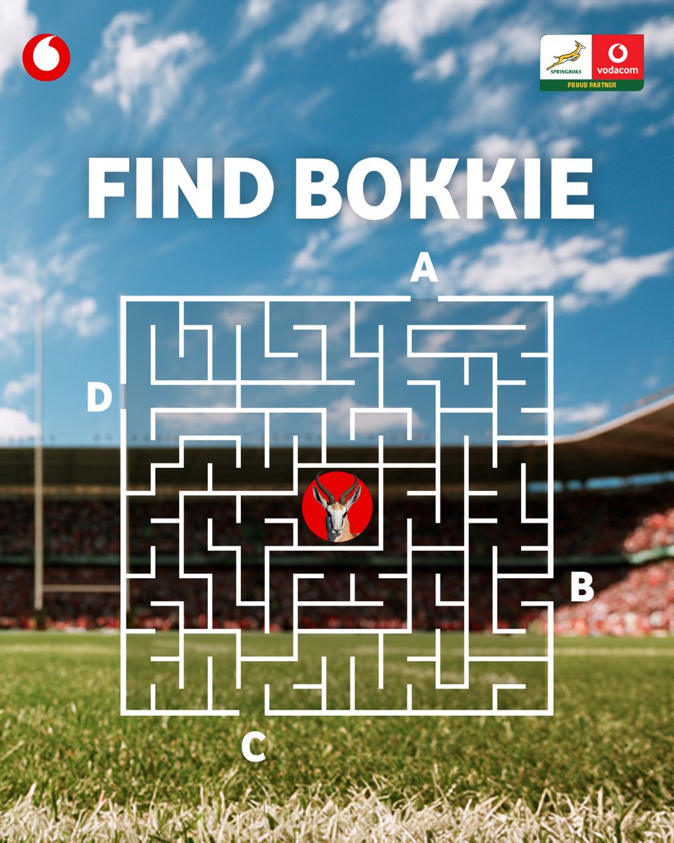 VodacomRugga's tweet photo. Bokkie's waiting for you in the middle 🦌​

Comment with #VodacomlovestheBokke 💚  + your prediction and you could score a @Springboks R500 Makro voucher!​

Competition ends 8:00 pm, 8 August. https://t.co/R2UbDUllF9