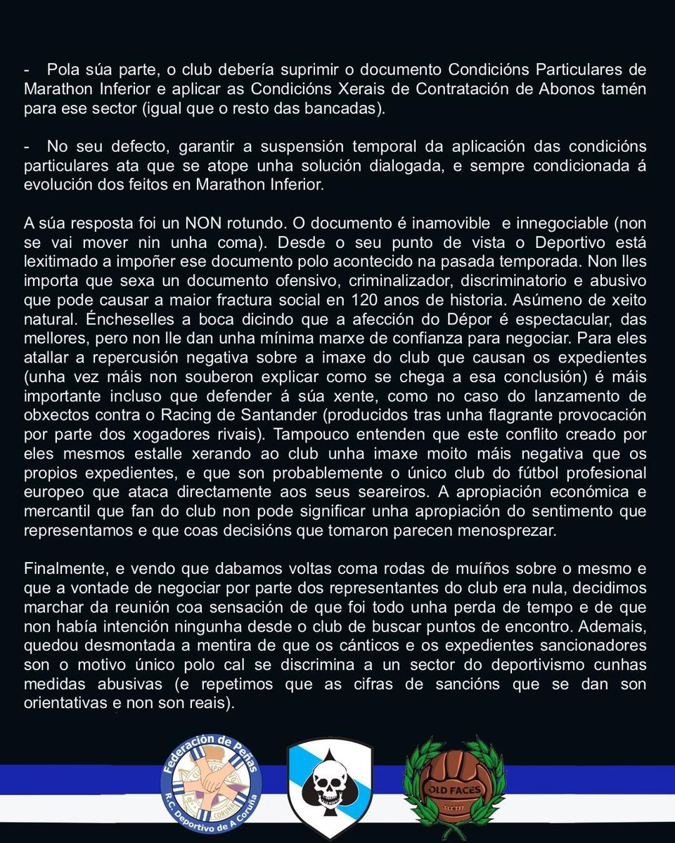 fpdeportivistas's tweet photo. "ESCOITAR E RECTIFICAR" https://t.co/ktcO3SyNTZ