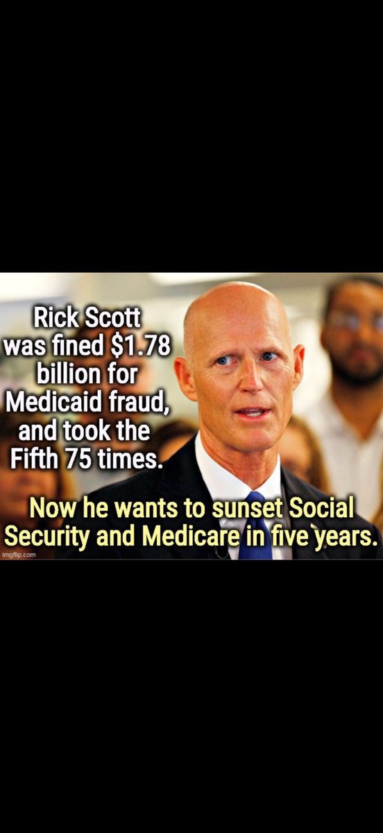 MarilynRautenb1's tweet photo. @SenRickScott #RepublicansaretheProblem
Republicans LIE about everything.
Vote every Republican out in November..
#RickScottisaLIAR
#RICKSCOTTISAFRAUDSTER.
REPUBLICANS ARE THE PROBLEM. https://t.co/QaQrZbRK7Q