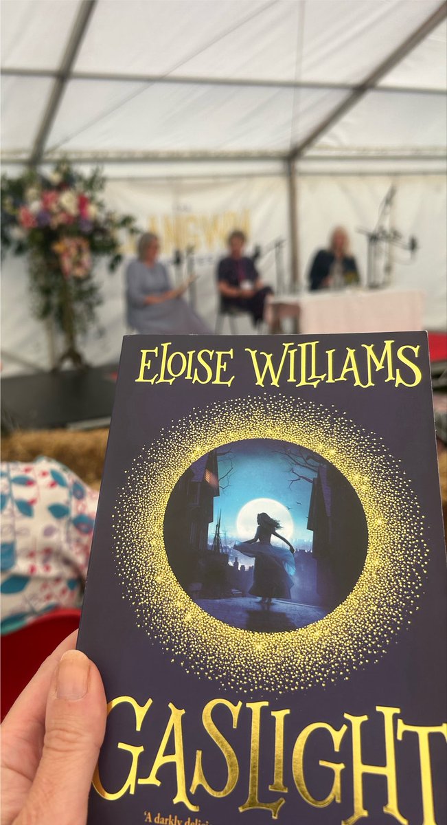 DrElizabethMac1's tweet photo. Always joyous to listen to the wondrous @Eloisejwilliams  
Reading from her brilliant #Gaslight @FireflyPress 
I recommend her books effusively to anyone who has young readers &amp; I’ve also adored reading them to my cubs #LlangwmLitFest #KidLitUK
@llangwmlitfest1 @BarringtonStoke https://t.co/7hfmrtTkGY