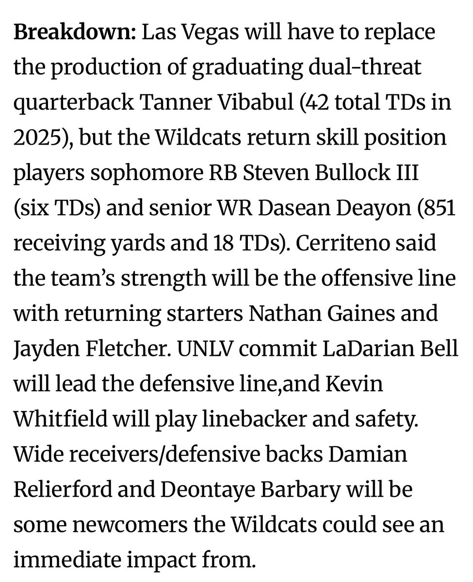 kevinlwjr's tweet photo. Blessed to be in the newspaper for the upcoming season! #football #junior #defensiveback #vegas #safety https://t.co/FdYk1D1iAs