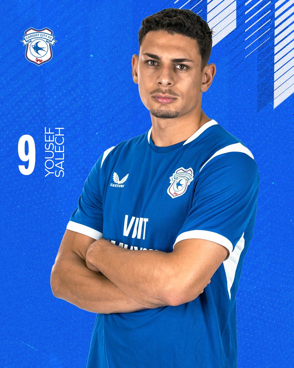 CardiffCityFC's tweet photo. Yousef Salech City's number 9️⃣, City's number 9️⃣, City's number 9️⃣! 💙

#CityAsOne https://t.co/6lKJ6LvaKc