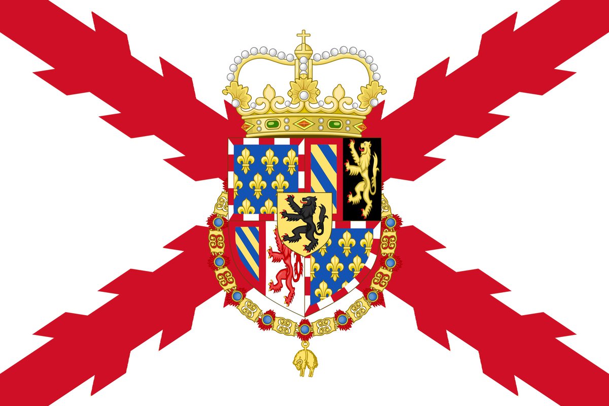 ArchHHeraldica's tweet photo. Bandera de un ficticio Reino de Borgoña, hecho por @Niqksdaking https://t.co/Xet30DPdXj