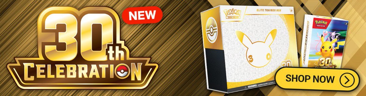 BlowoutBuzz's tweet photo. The #pokemon 30th Anniversary drops are here >> https://t.co/Tc2NIlY1bx
Catch ‘em all while you can. #collect https://t.co/p3xmaIjJsC