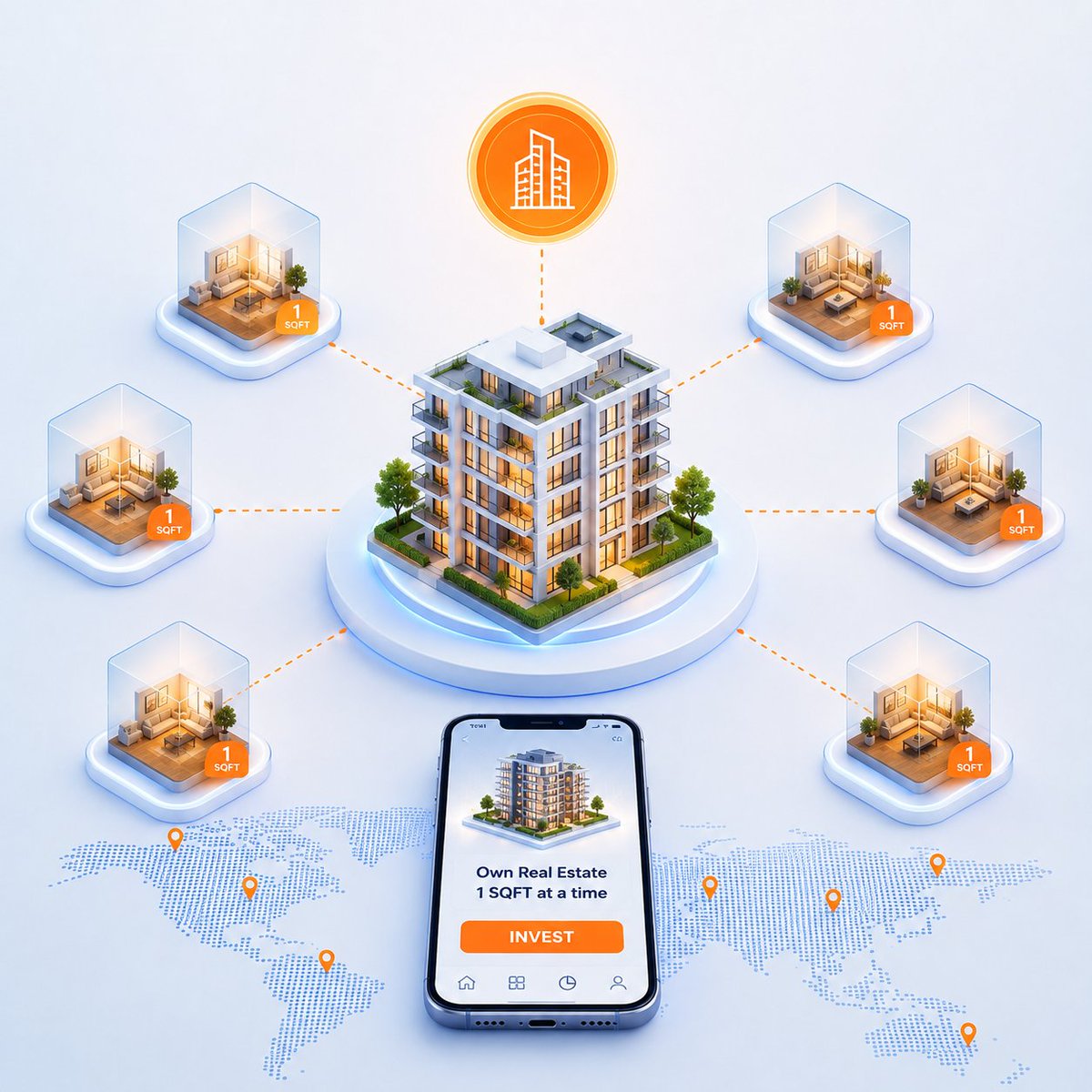 ZeeBusiness's tweet photo. What if owning real estate started with just 1 sqft.?

Real Estate Tokenisation is changing the way people access property, turning physical real estate into digital units that can be bought and sold.

But how does it actually work?

Read the full article.

#RealEstateTokenization #RealEstate #PropTech