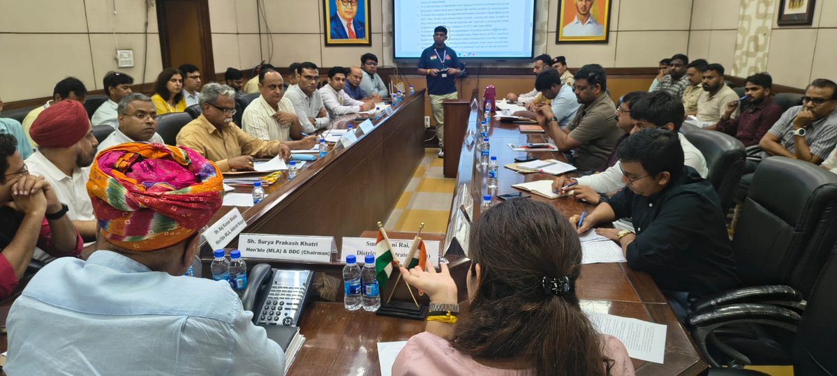 DM_North_Delhi's tweet photo. Committed to common cause - Development of District. A meeting of District Development Committee held under the chairmanship of  Hon'ble Chairman, DDC &amp; MLA Timarpur @SPrakashBjpDel Ji on 6 Aug 2026. @LtGovDelhi @CMODelhi   @rai_saloni https://t.co/WcKKwRUHKl