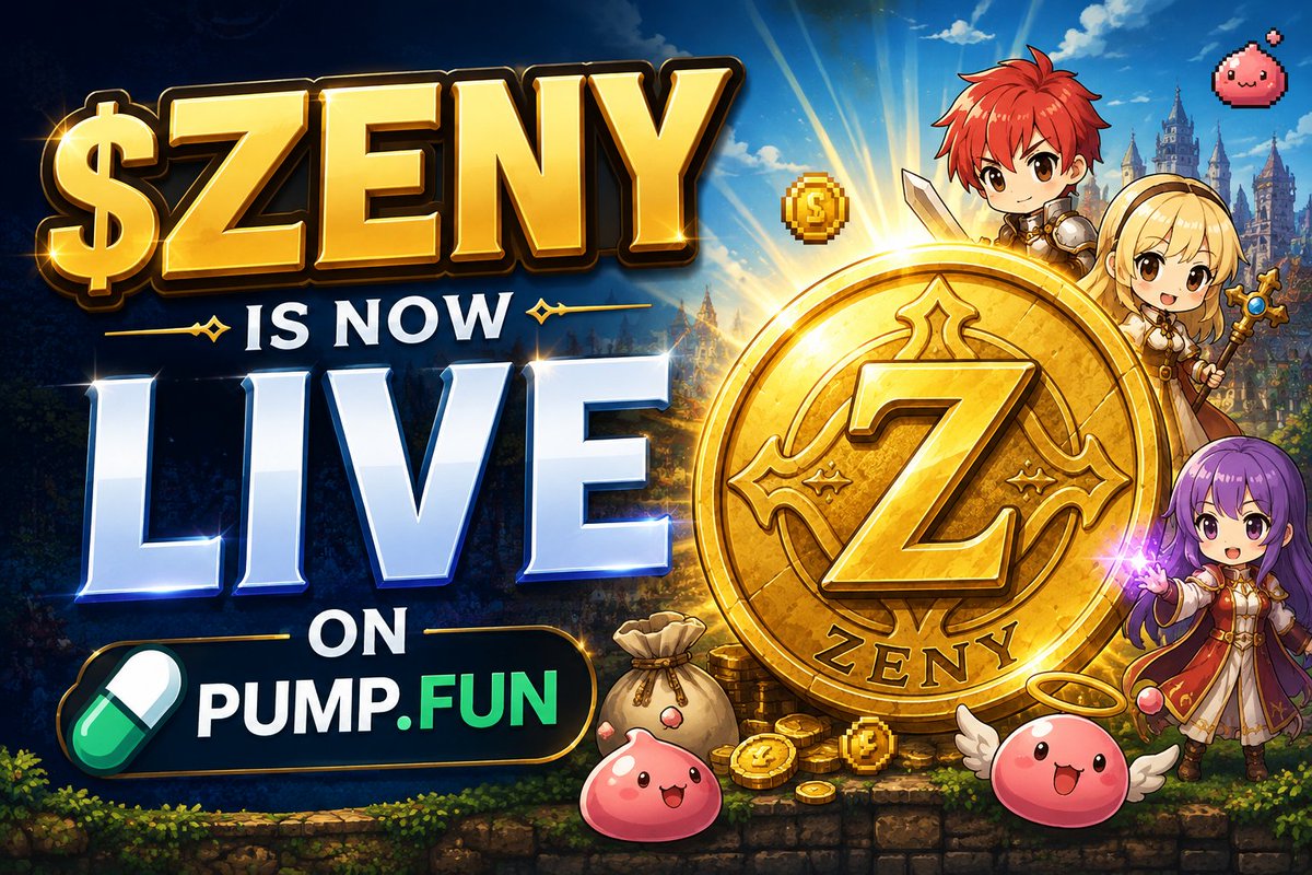 IdleROGame's tweet photo. $ZENY is officially LIVE on https://t.co/yMK2ECE3IX. 🪙
GsyjVZkKeSowzvpks9gJrznnyHTF21A4cu9TiGBCpump

this is where the real grind starts.

here's how the economy works:

🔥 50% of the total supply is burned from day one.

💧 around 65% of the supply is backed by the SOL raised during the character presale.

⚔️ every new character after today is recruited using $ZENY.

🔥 100% of the $ZENY used to recruit characters is burned forever.

🏪 every marketplace trade also burns 10% of the transaction.

🎮 15% of the supply is reserved for play-to-earn rewards.

🚫 no dev allocation.

we don't make money by dumping tokens—we build alongside the players.

the more people play, recruit characters, and trade, the more $ZENY gets burned.

🚪 servers will open in a few minutes.

after everyone gets in safely, we'll enable the vZENY → $ZENY swap.

welcome to the beginning of the Idle RO economy. ⚔️🔥 @everyone