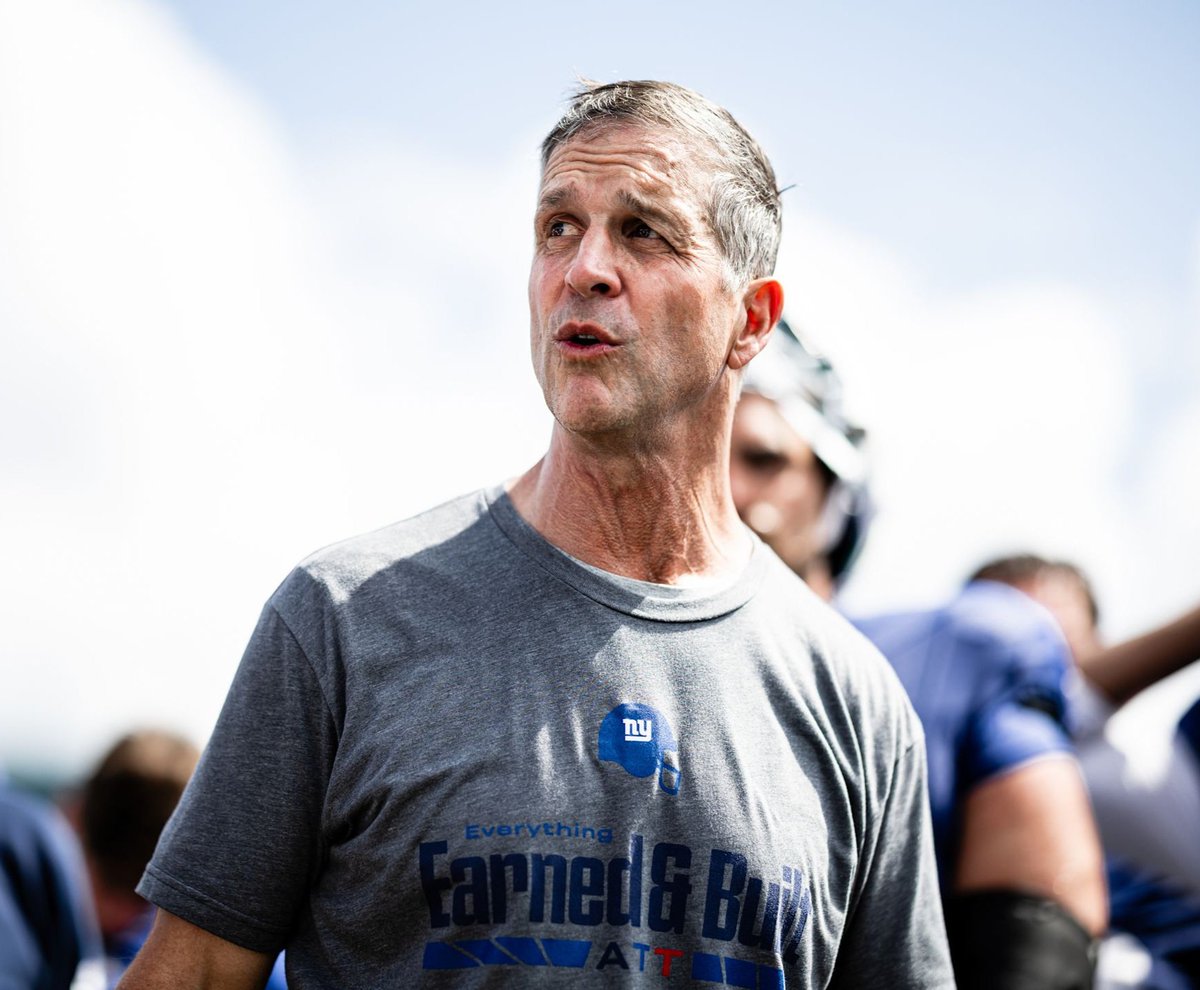 BigBlueFilmRoom's tweet photo. Brian Baldinger on how tough John Harbaugh practices are and why so:

"They want to win in the fourth quarter. You've gotta be better conditioned, you've gotta be more physical ... in order to do that, you have to condition the body and the mind. And so, he's going to work them probably harder than they've been worked in a long long time."

(Via Giants Huddle)