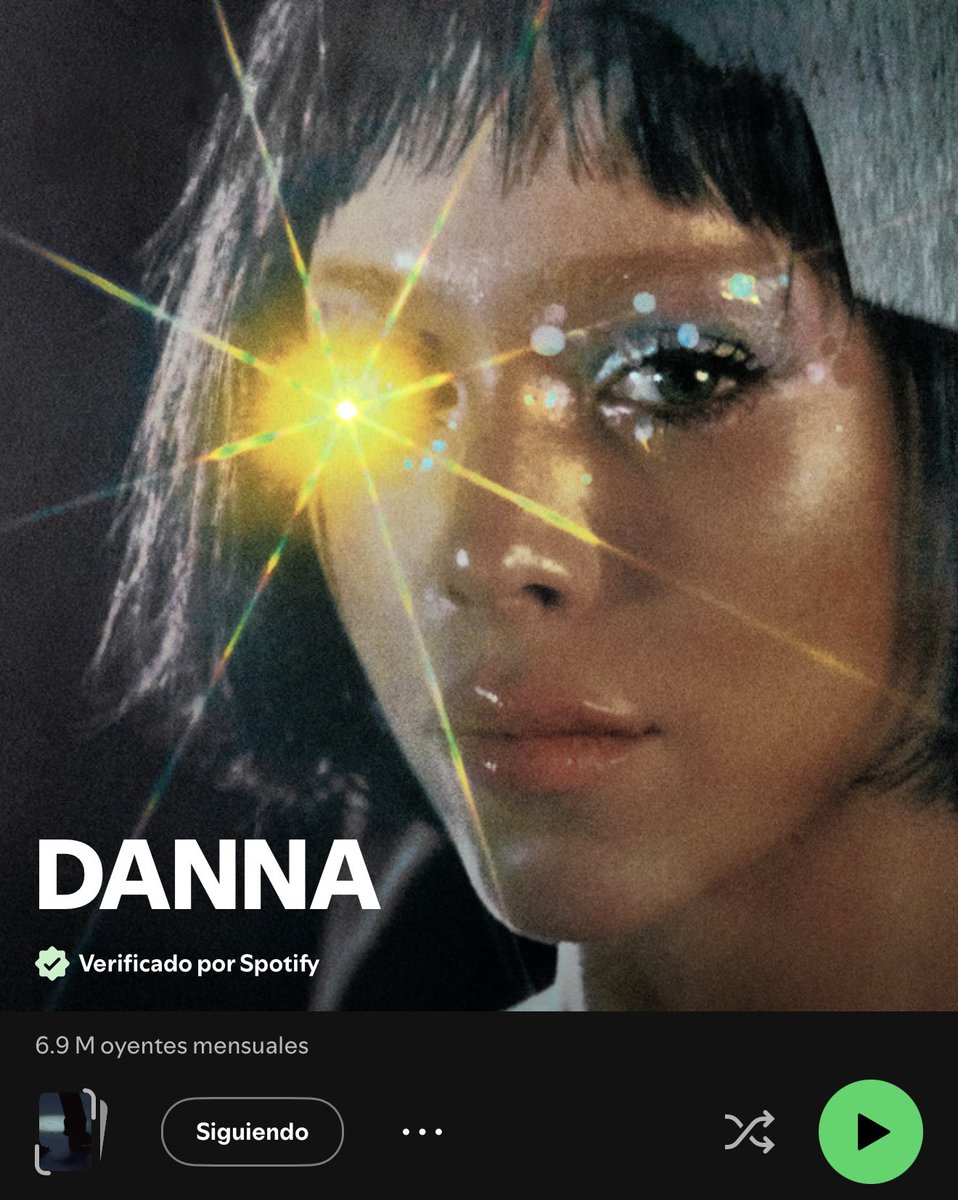 DANNA_Today's tweet photo. Se ha verificado el nuevo perfil de DANNA en Spotify https://t.co/6Qup5X2CpR