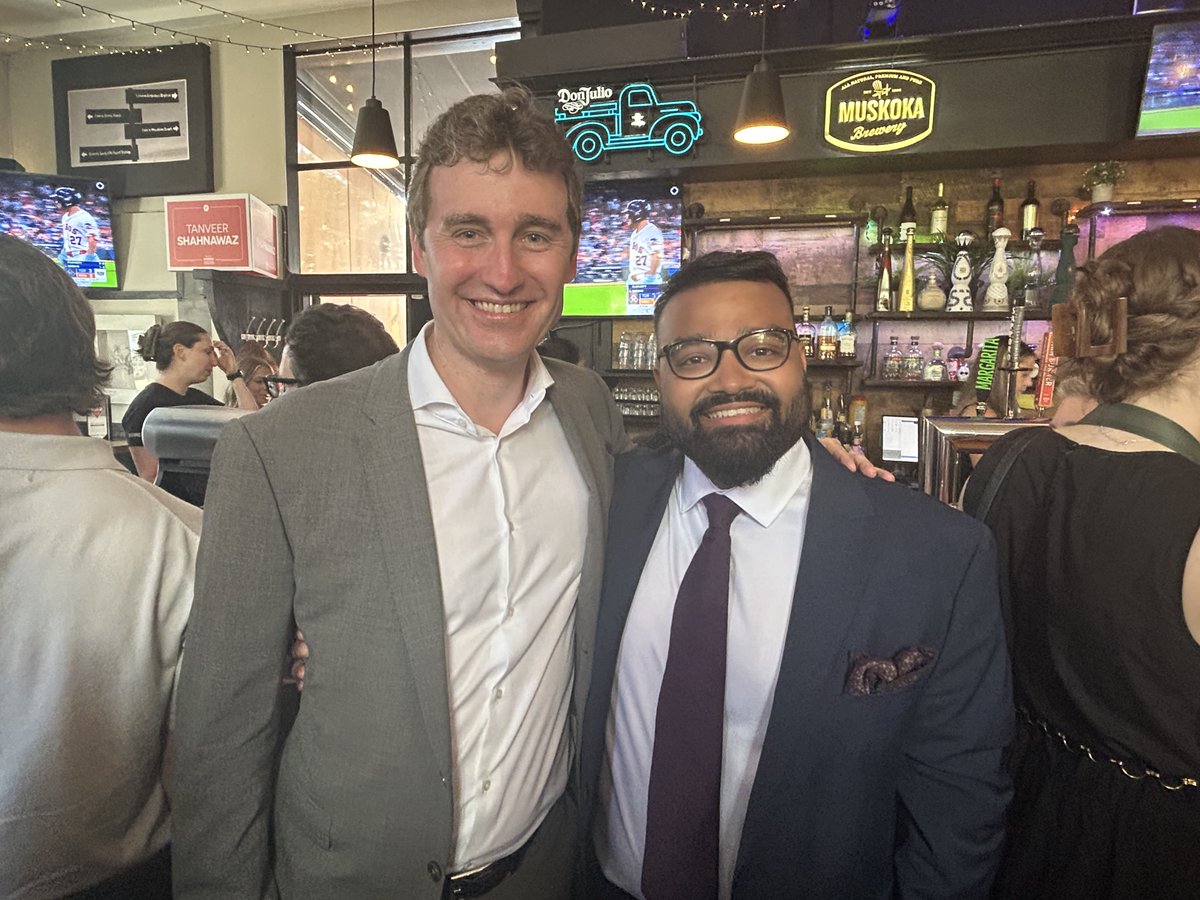 Yvan_Baker's tweet photo. Amanda @ASimardL and I joined Prime Minister @MarkJCarney in support of Tanveer Shahnawaz @beytanveer, our candidate in the upcoming byelection in Beaches-East York.

Tanveer will be a great Member of Parliament and a strong voice representing his community. https://t.co/Orpd39Zvig