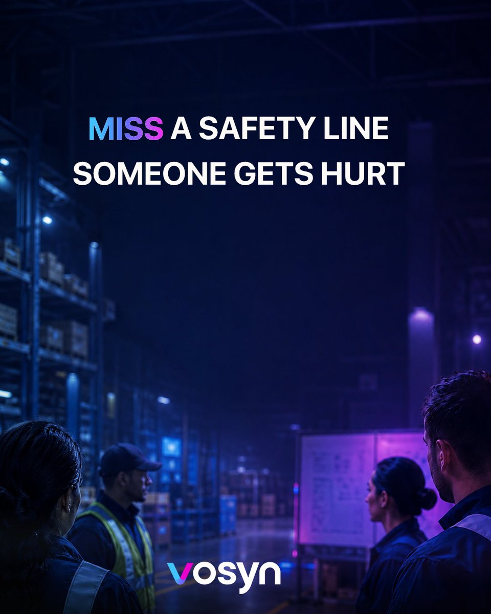 thevosynai's tweet photo. Crew speaks 3 languages, training speaks 1.
On a warehouse floor, a missed safety line is a real risk.
Localize it: completion 77% → 83% (Articulate, 2026).
Vosyn is building voice localization.
What languages does your crew speak?
#Localization #VoiceAI https://t.co/1r0QI6PkdN