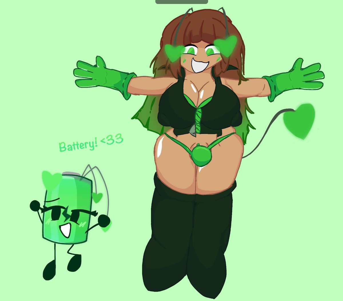 heavenlycloverz's tweet photo. getting back into the swing of things welcome my two new ocs :3
battery has a really stupid pose i know
#nsfw #osc #r34 https://t.co/j5Z8Wkuhr3