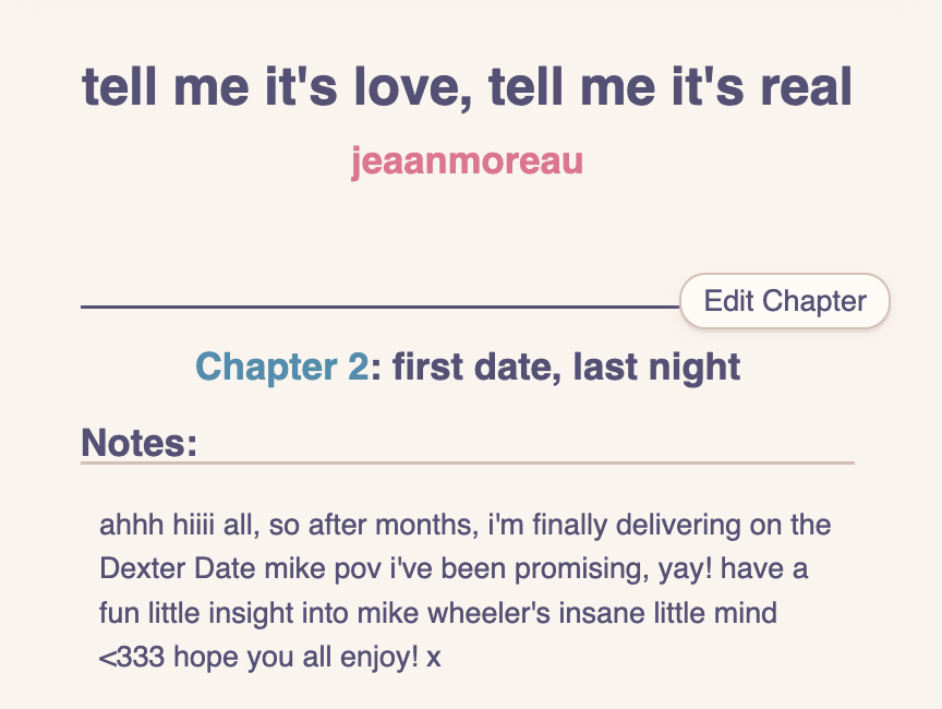 jeaanmoreau's tweet photo. did someone say tmwak mike's pov of his date with dexter? (aka almost 4k words of gay panic)

❣️ spoiler alert: don't read before tmwak! https://t.co/Lpljs0bqUK