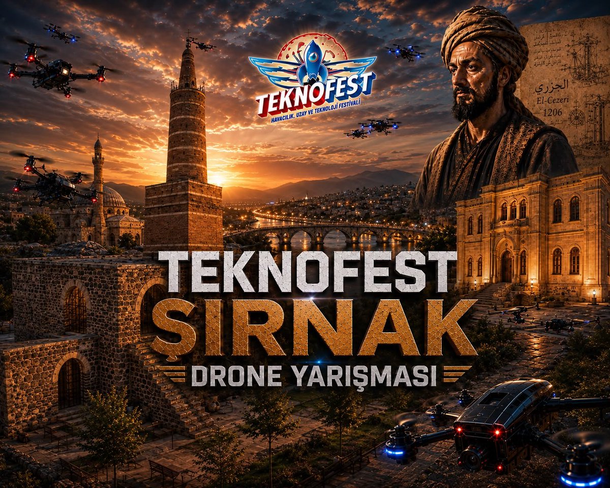 GSB_CizreGM's tweet photo. “8-9 Ağustos’ta TEKNOFEST Drone Şampiyonası’nda buluşalım. Görüşmek üzere.”

#TeknofestŞırnakDroneYarışması https://t.co/VBZ5ix8qMO